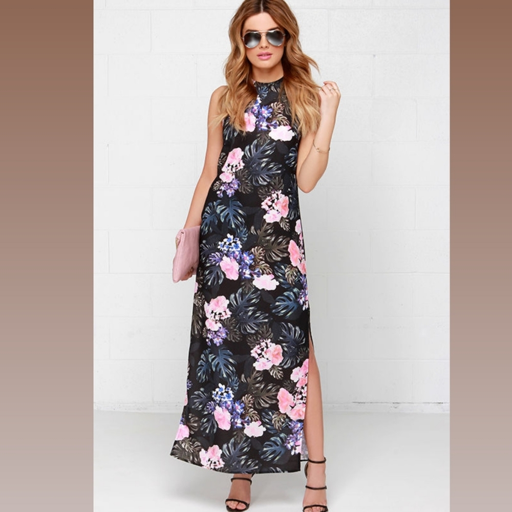 Fifth Label Adore You Tropical floral Maxi Dress